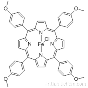 Fer, chloro [5,10,15,20-tétrakis (4-méthoxyphényl) -21H, 23H-porphinato (2 -) - kN21, kN22, kN23, kN24] -, (57188983, SP-5-12) CAS 36995 -20-7